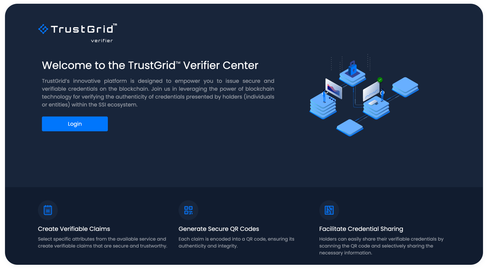 Verifier verifiable claims dashboard